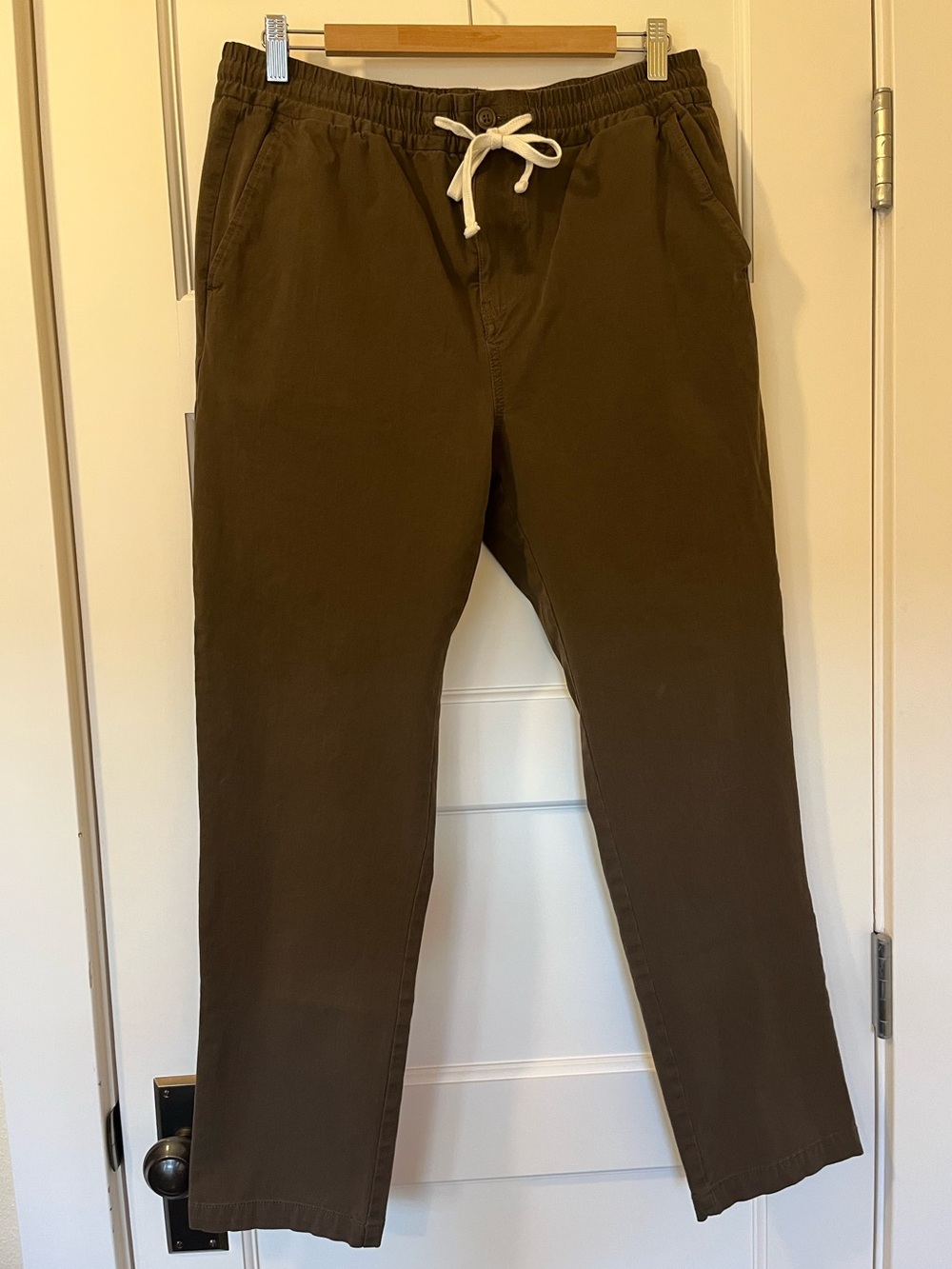 J.Crew Men’s Cordura Stretch Drawstring Chino Pants Brown Size M